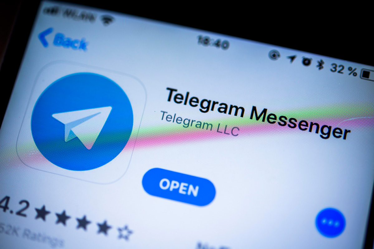 Telegram Messenger, Instant Messenger App. 